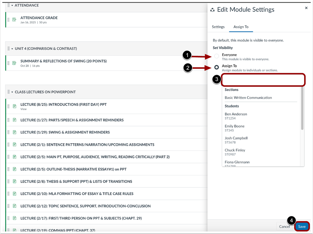 Assign To Tab Placeholder